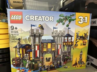 LEGO Creator 3 in 1 Medieval Castle Building Set 31120 New