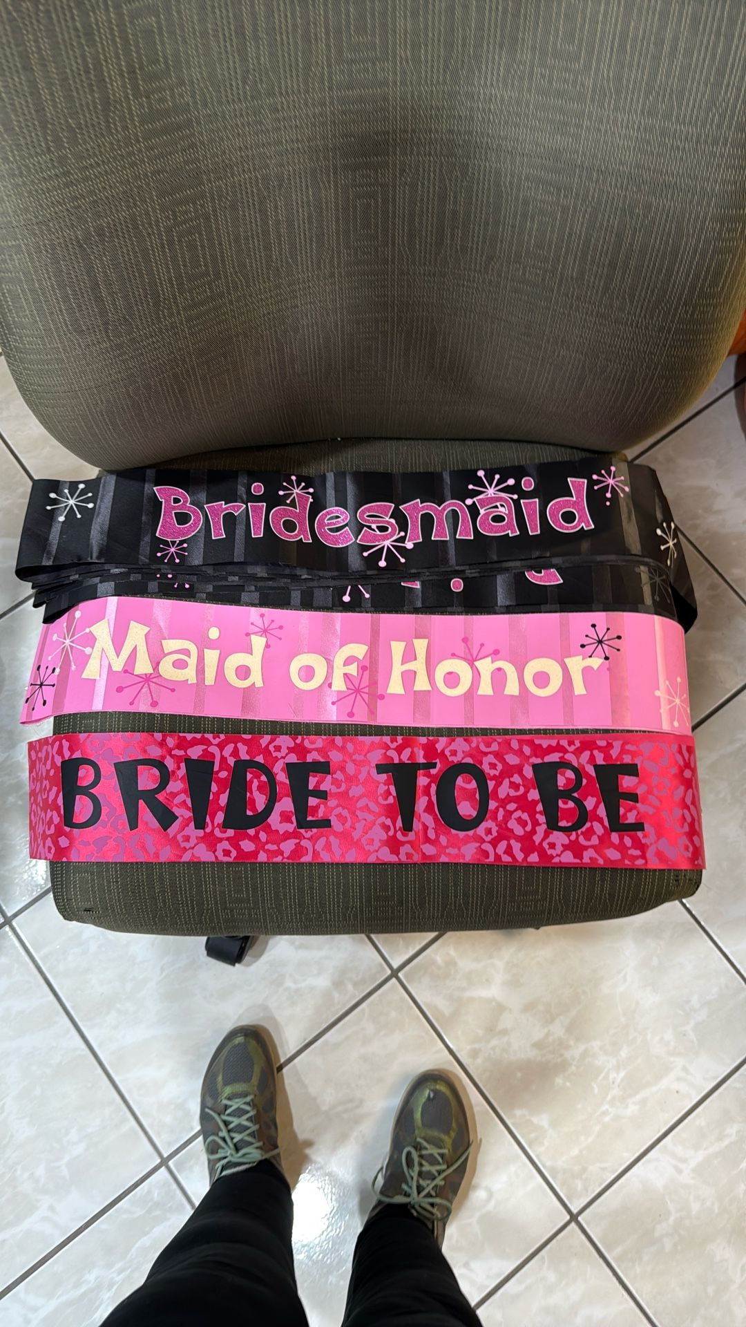 Sachets-5 Bridesmaids, 1 Maid Of Honor, 1 Bride To Be