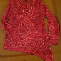 Ladies V-neck Tunic Shirt, INC Brand