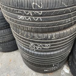 225-55-18 Used Tires 225/55/18 Llantas Usadas 