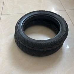 12.5x2.25 Solid Bike Tire Set Of 2
