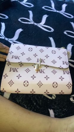 pink monogram cross bag