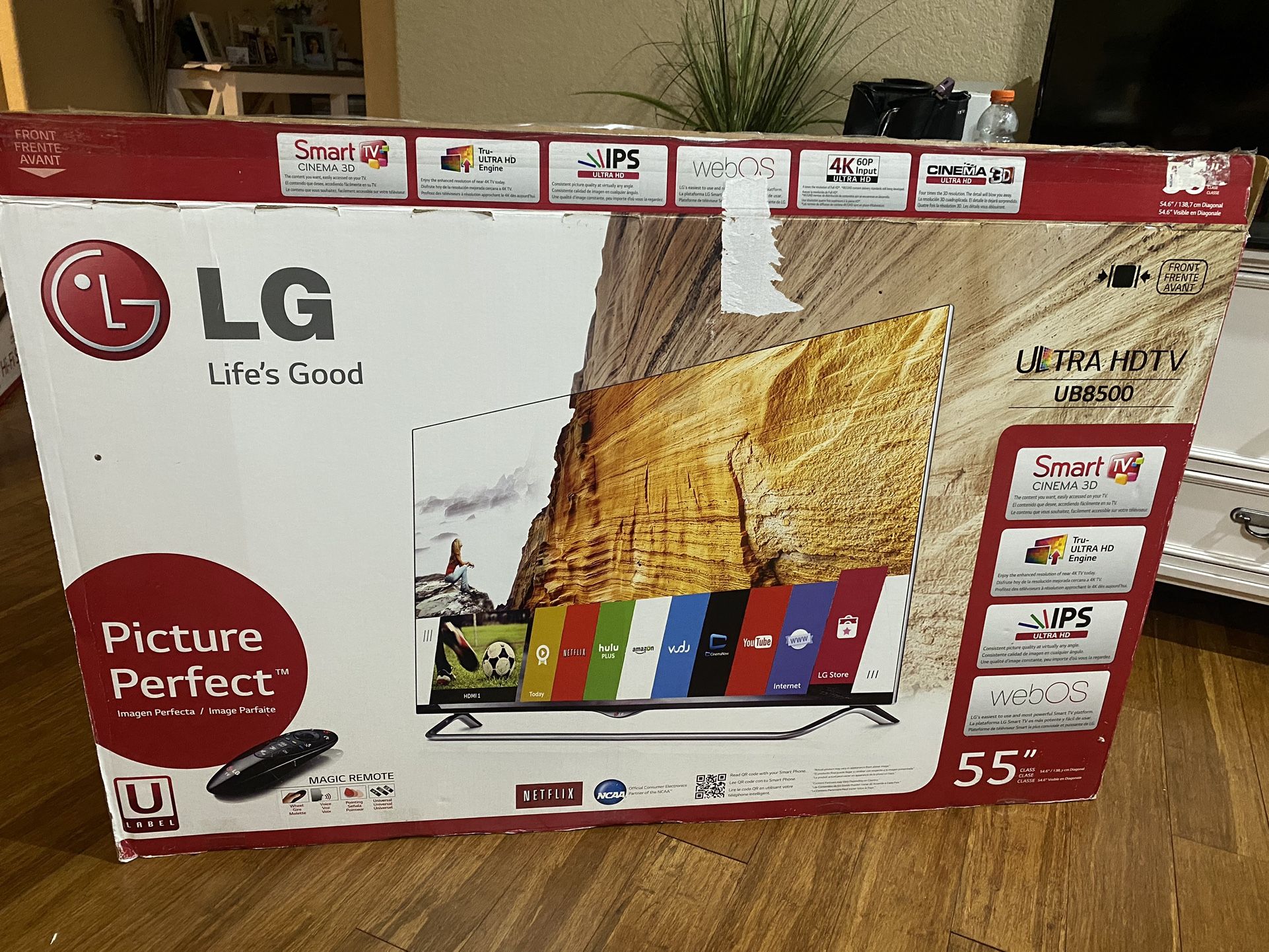 LG 4K 3D TV and Sound System