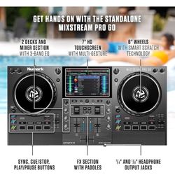 Numark Mixstream Pro Go Portable DJ Controller