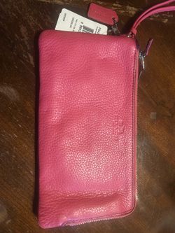 Coach pink wallet