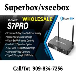 S7 PRO supreme  new Model  Wholesale reseller  S7  super box VSEEBOX SUPERBOX