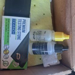 Gold testing kit.