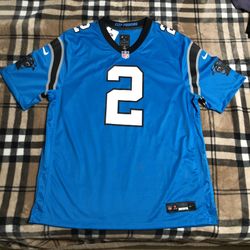 Nike Men's Carolina Panthers D.J. Moore Nike Blue Jersey - XL