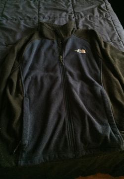 North face jacket navy blue and black