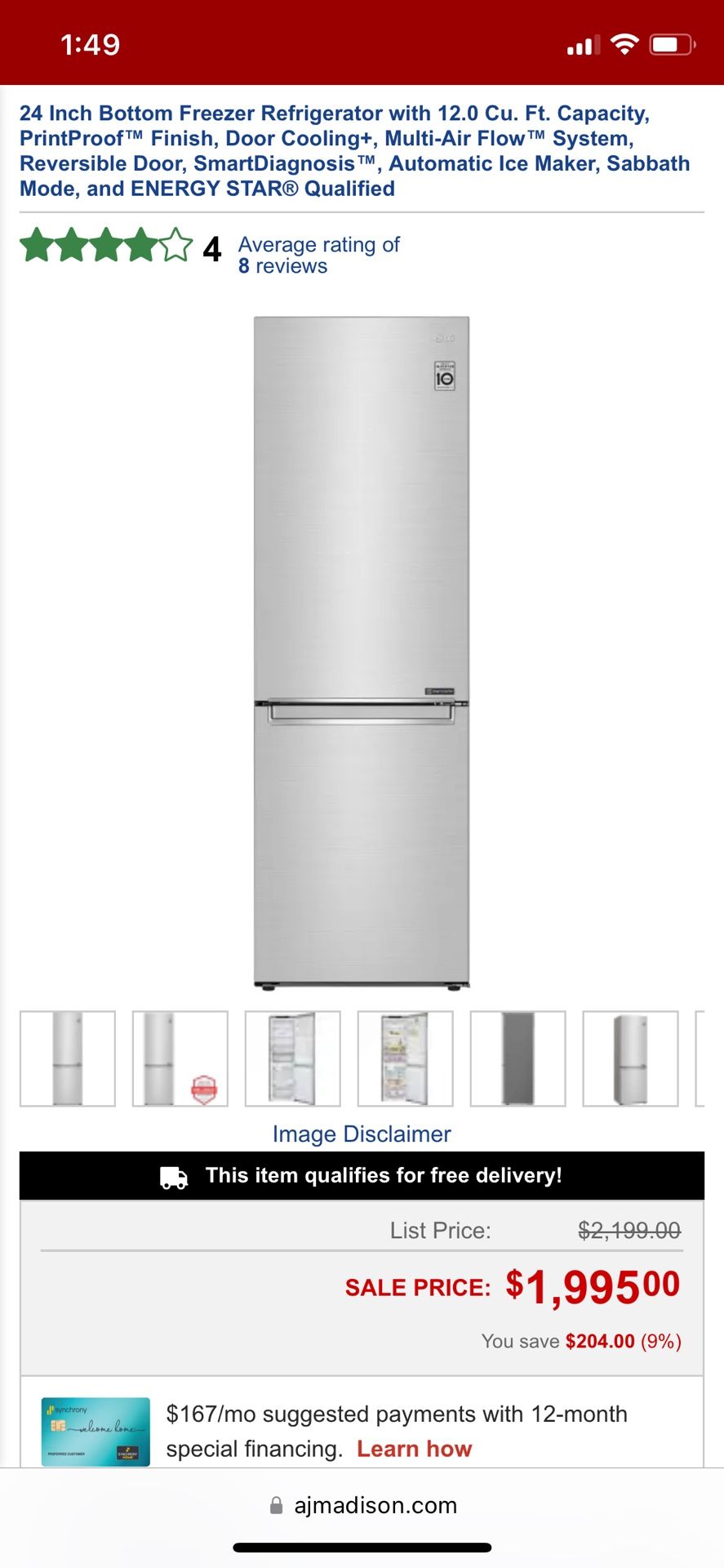 Lg Refrigerator 