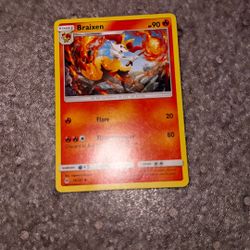 Braixen Card
