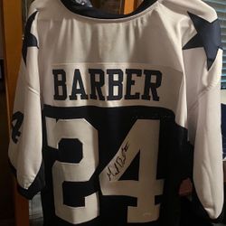 Marion Barber Signed Jersey 