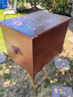Vintage storage wood box