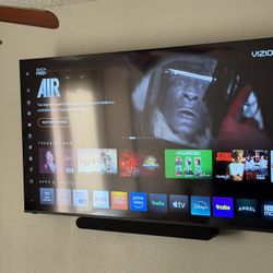 Vizio 65 Inch 4K Smart TV With quick fit 2.0 Vizio Sound bar
