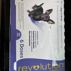 Revolution Topical Flea And Heartworm For Dogs 5-10 Lbs, 3 Doses