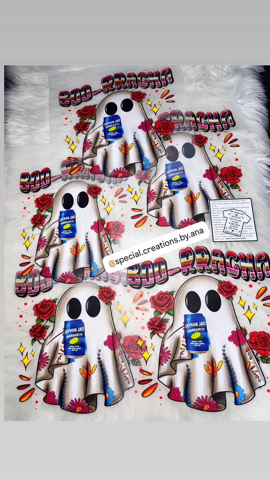 Custom made DTF  transfer sheets 👻  I can do any design or if you have your own send it over ✨