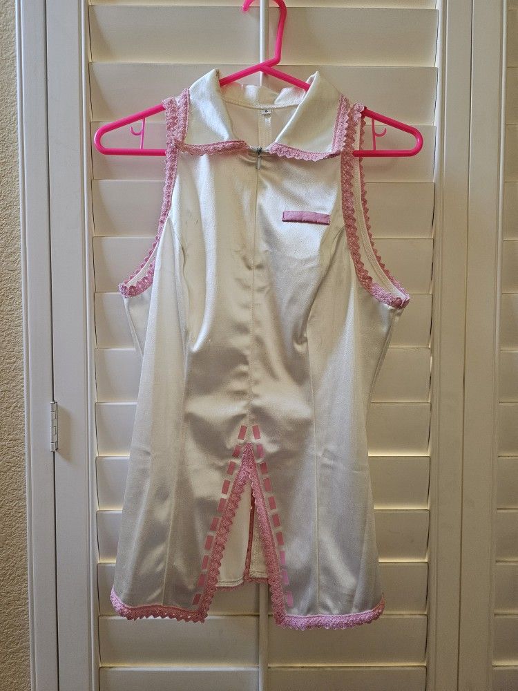 Anime Character Top & Pink Skirt L Costume