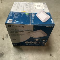 Utilitech Decorative Vent Fan With Light 