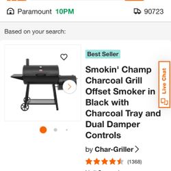 Offset Smoker Char Grill