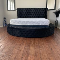 New In Box King Bed Frame +Mattress (Read Description Below)