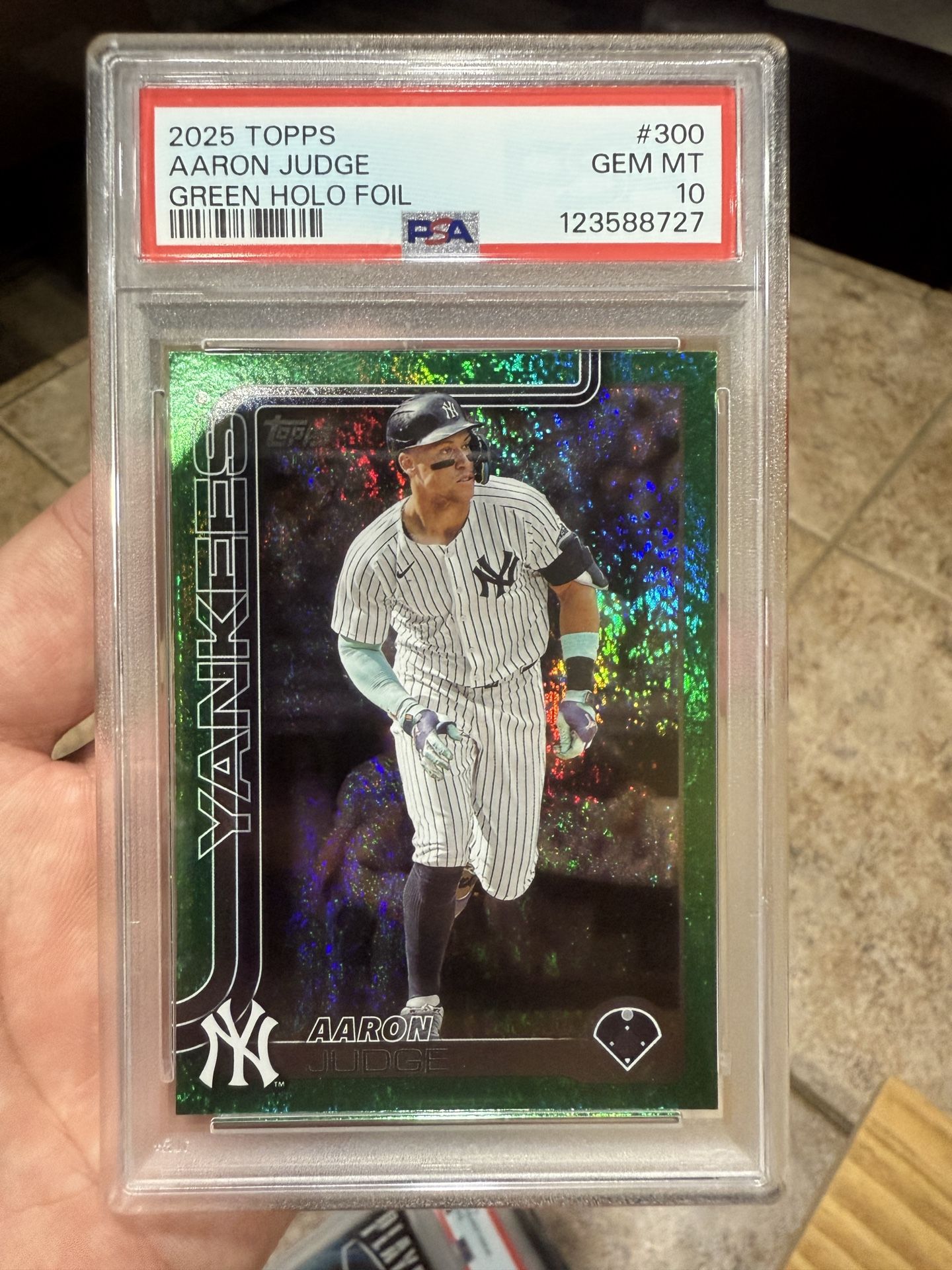 Arron Judge Green Foil