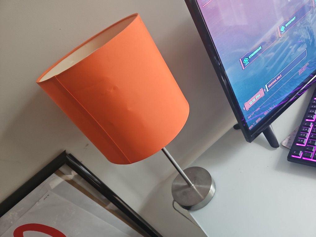 Orange Desk Lamp