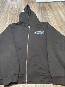 Black supply and demand hoodie