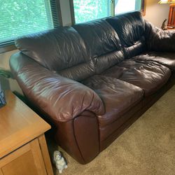 Natuzzi Leather Living Room Set