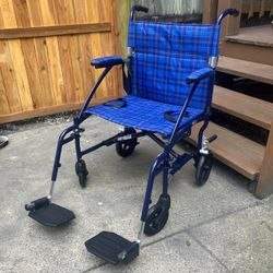 Drive Fly-Lite Lightweight Folding Wheelchair - Excellent Condition