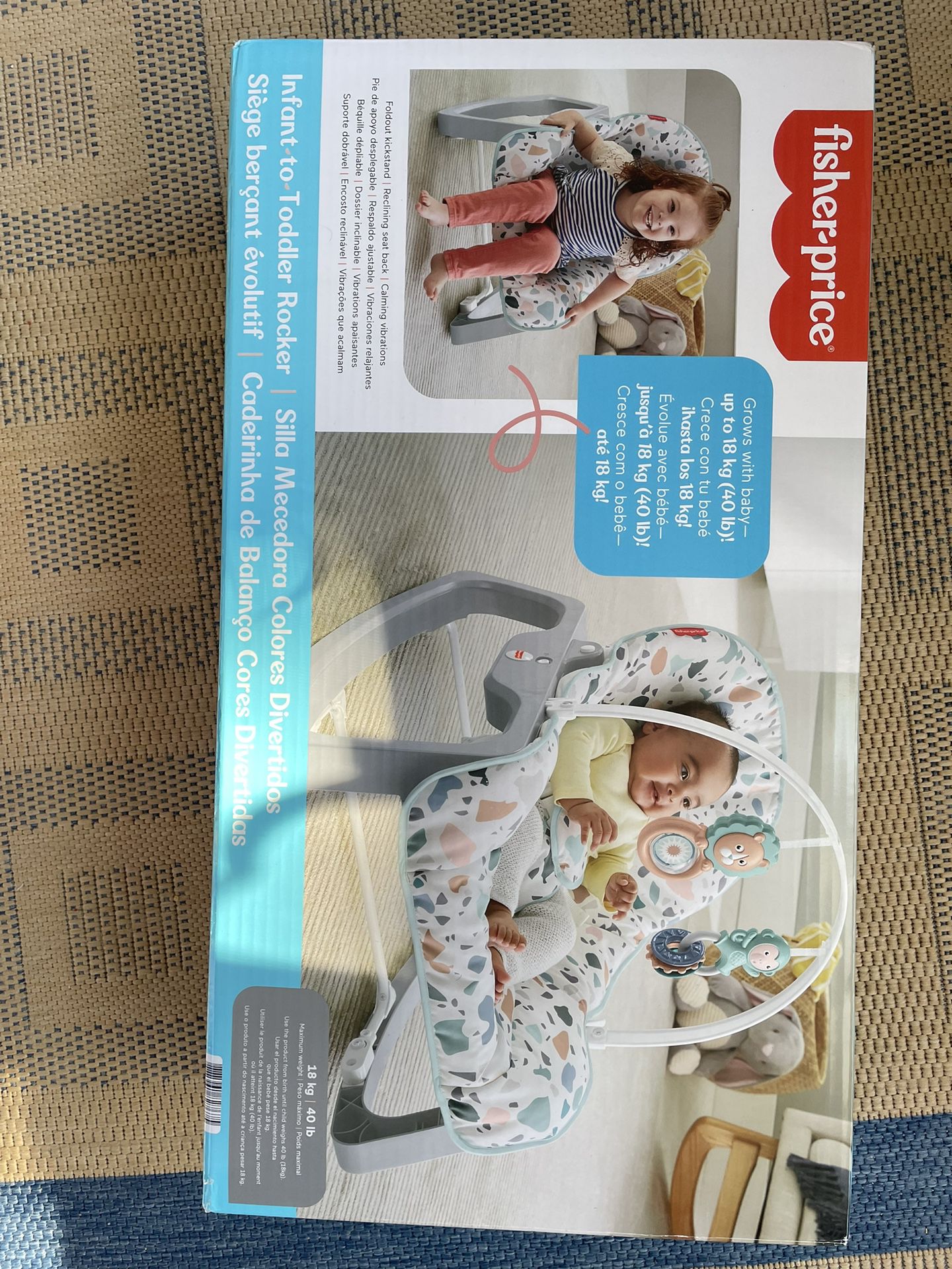 Brand New - Fisher Price Infant To Toddler rocker 