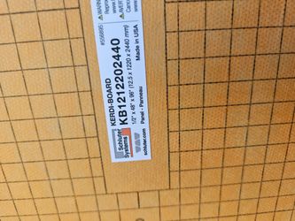 1/2" Schluter Kerdi Board