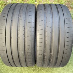 Tires 275/35/21 Michelin Pilot Sport 4s * 65% left has camber wear