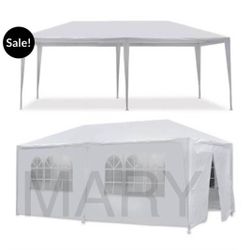10X20Ft  Party Tent, Outdoor Party Tent, Family Party Tent with 6 Detachable Side Walls,, for Outdoor Parties, Garde