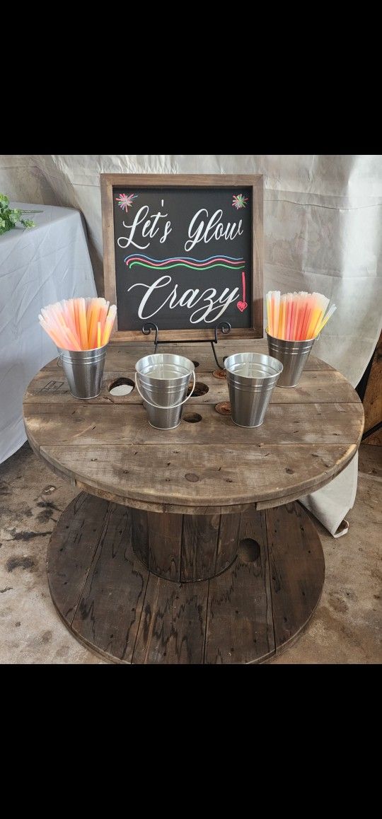 Set Of 11 Metal Buckets