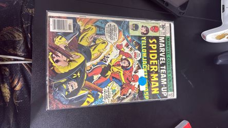 spider-man plus yellow jacket comic (sealed)