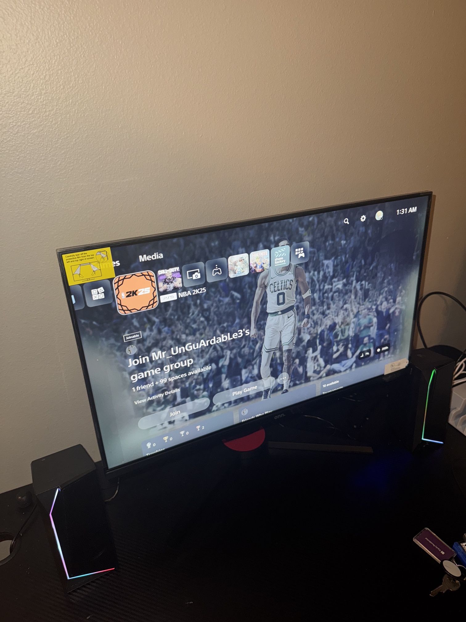 Onn Gaming Monitor.