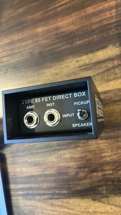 (DI box) — specifically the Countryman Type 85 Direct Box mint condition 
