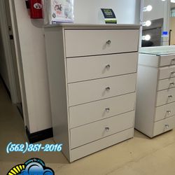 Five Drawer With Diamond Knobs Dresser Cajonera 