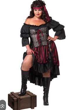 Like new! Pirate Wench Plus Size Costume (Reseda Ca)