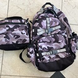 Kids Pottery Barn Backpack And Lunch Bag