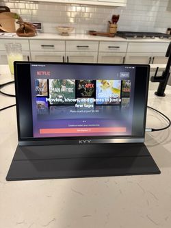 KYY 15.6” Set of 2 Portable Monitors. Used Once.