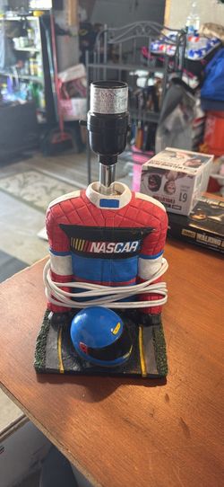 NASCAR Racing Jacket Helmet Lamp no shade $10