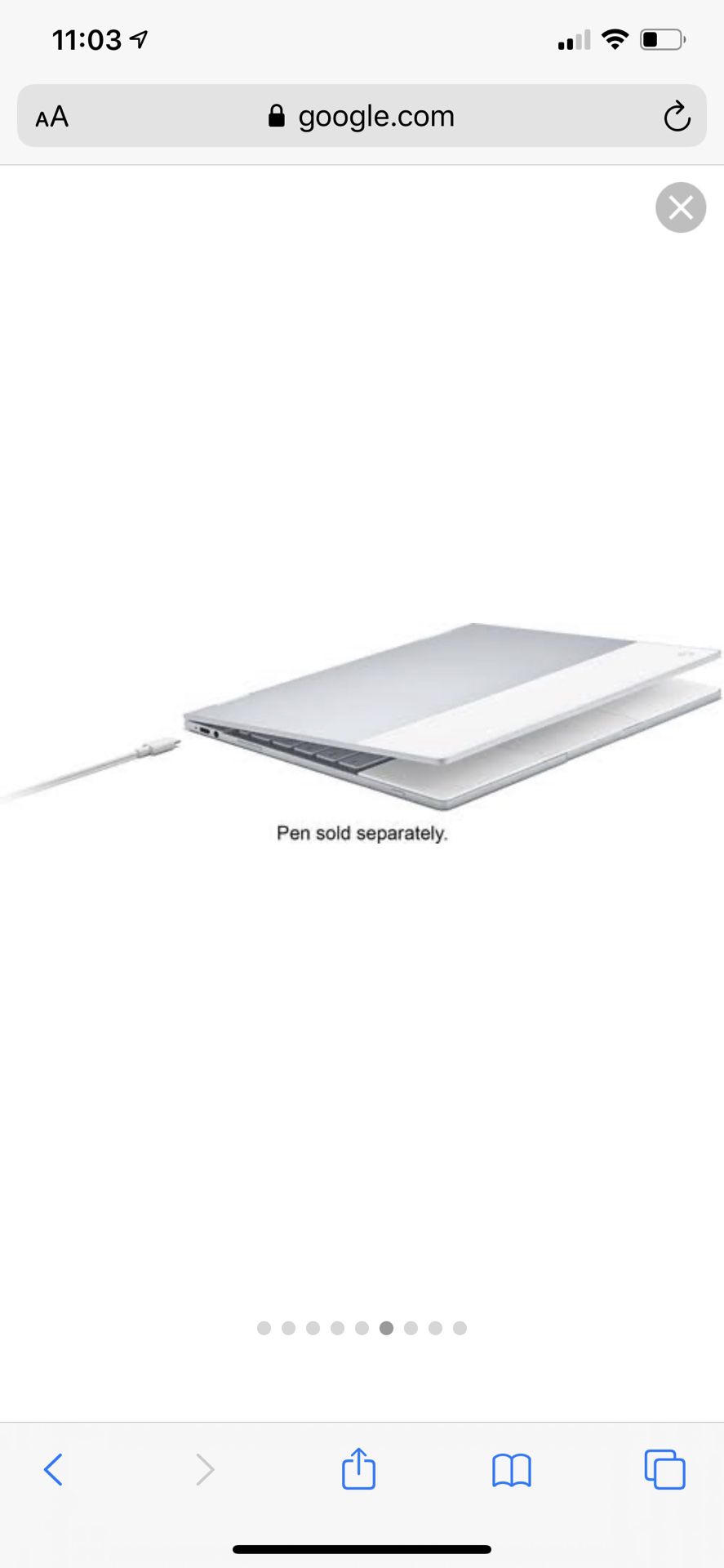 Google Pixelbook and Stylus with free brand new carrying case!