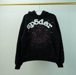 Black Sp5der Hoodie Size XL Kai Cenat Colorway