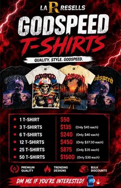 T SHIRTS GODSPEED