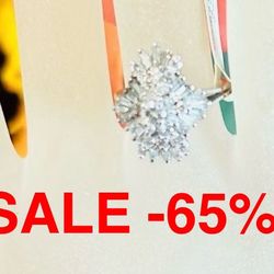 Diamond Ring  💍 2 Carats NATURAL DIAMONDS  💎 LIQUIDATION SALE-65% FIND ANOTHER AT THIS PRICE ILL GIVE IT FOR $400 LESS !