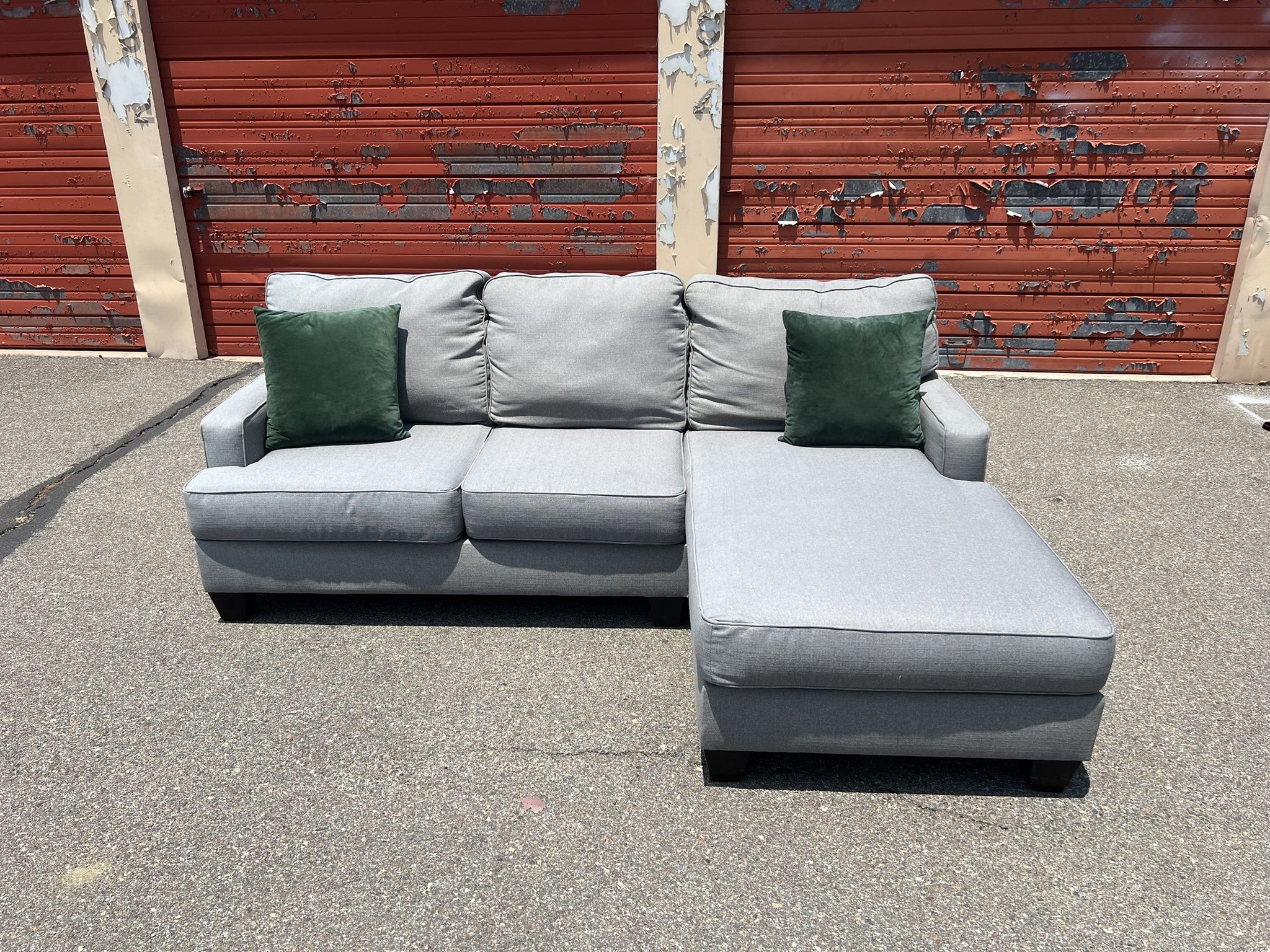 Ashley’s Gray Sectional Sofa Couch