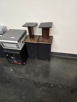 Polk Audio Speaker Pair with Stands Monitor Series