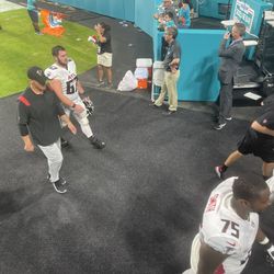Miami Dolphins Lower level seats Right Next To The Locker Room 