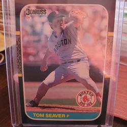 Boston Red Sox '87 Donruss Tom Seaver Roger Clemens Wade Boggs Jim Rice Dwight Evans Don Baylor Bill Buckner Bruce Hurst Joe Sambito Marty Barrett 